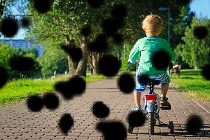 Starke Beeinträchtigung des Sehvermögens - Ringförmige Ablagerungen neben der Makula